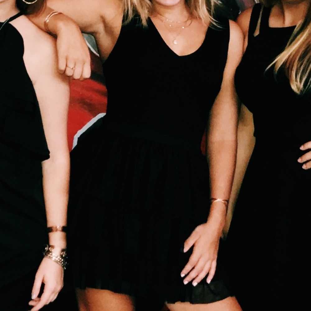 Black Tulle Dress